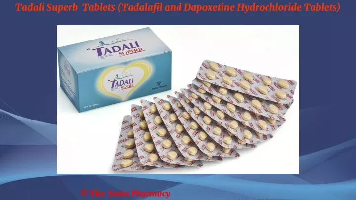 tadali superb tablets tadalafil and dapoxetine