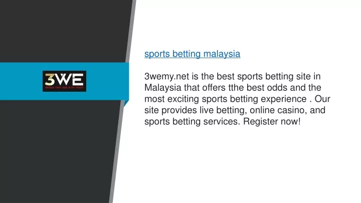 sports betting malaysia 3wemy net is the best