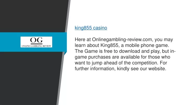 king855 casino here at onlinegambling review