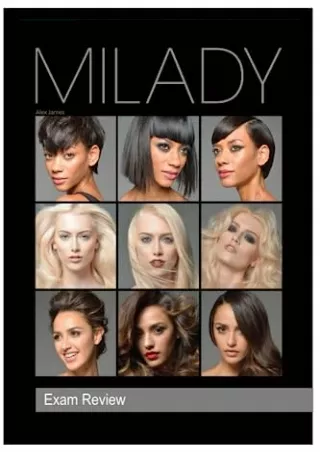 EPUB DOWNLOAD Milady Exam Review (13 Edition Standard Cosmetology) ebooks