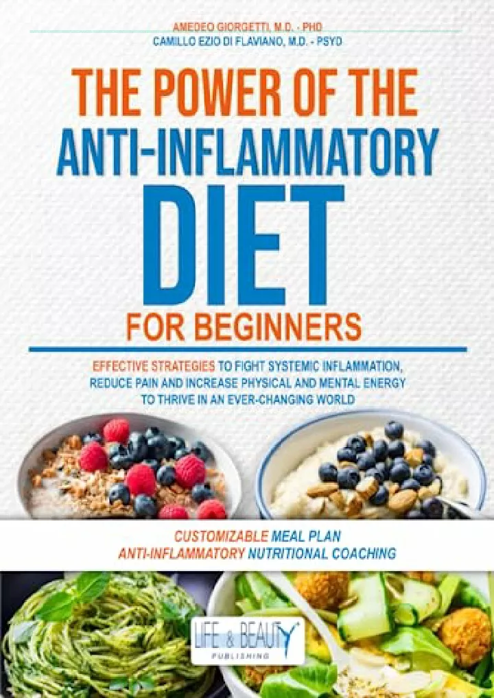 the power of the anti inflammatory diet