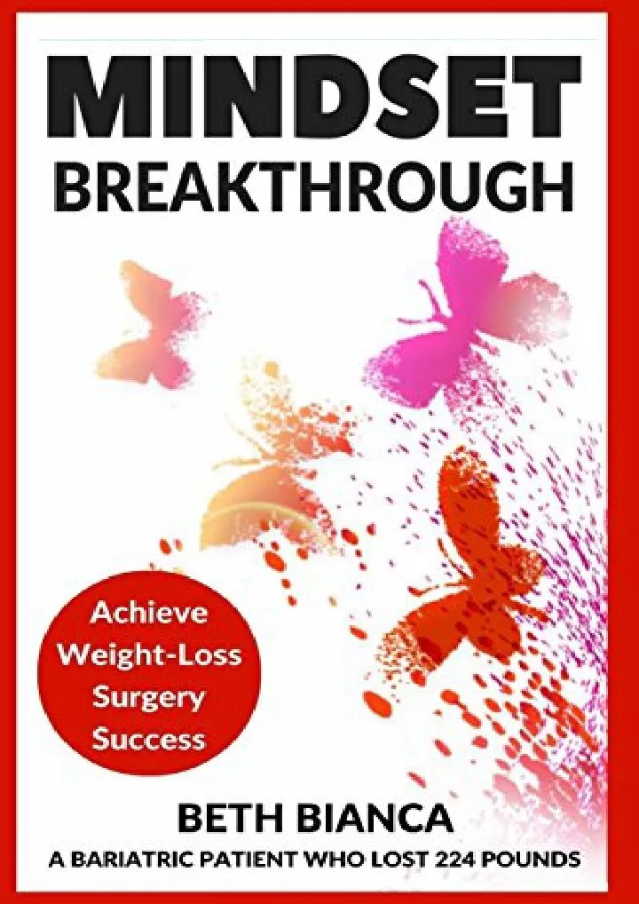 mindset breakthrough achieve weight loss surgery