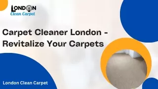 Carpet Cleaner London