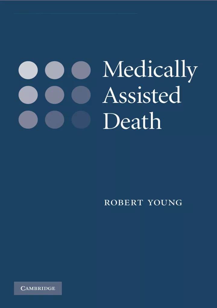 medically assisted death download pdf read