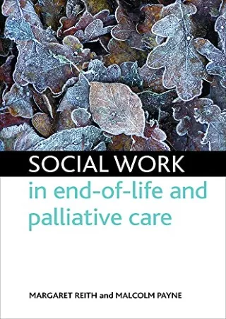 PDF Download Social work in end-of-life and palliative care android