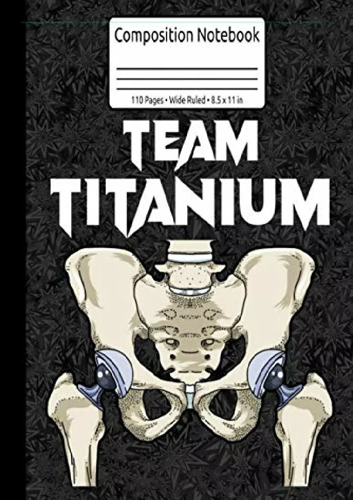 team titanium hip surgery recovery gifts hippie