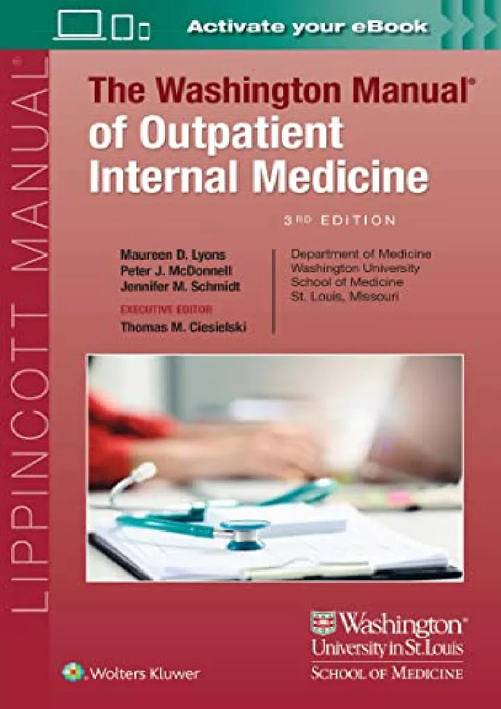 the washington manual of outpatient internal