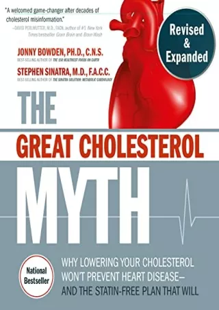 (PDF/DOWNLOAD) The Great Cholesterol Myth, Revised and Expanded: Why Lowering Yo