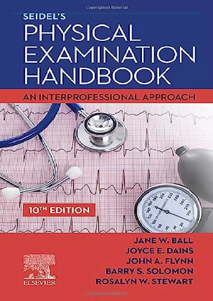 seidel s physical examination handbook