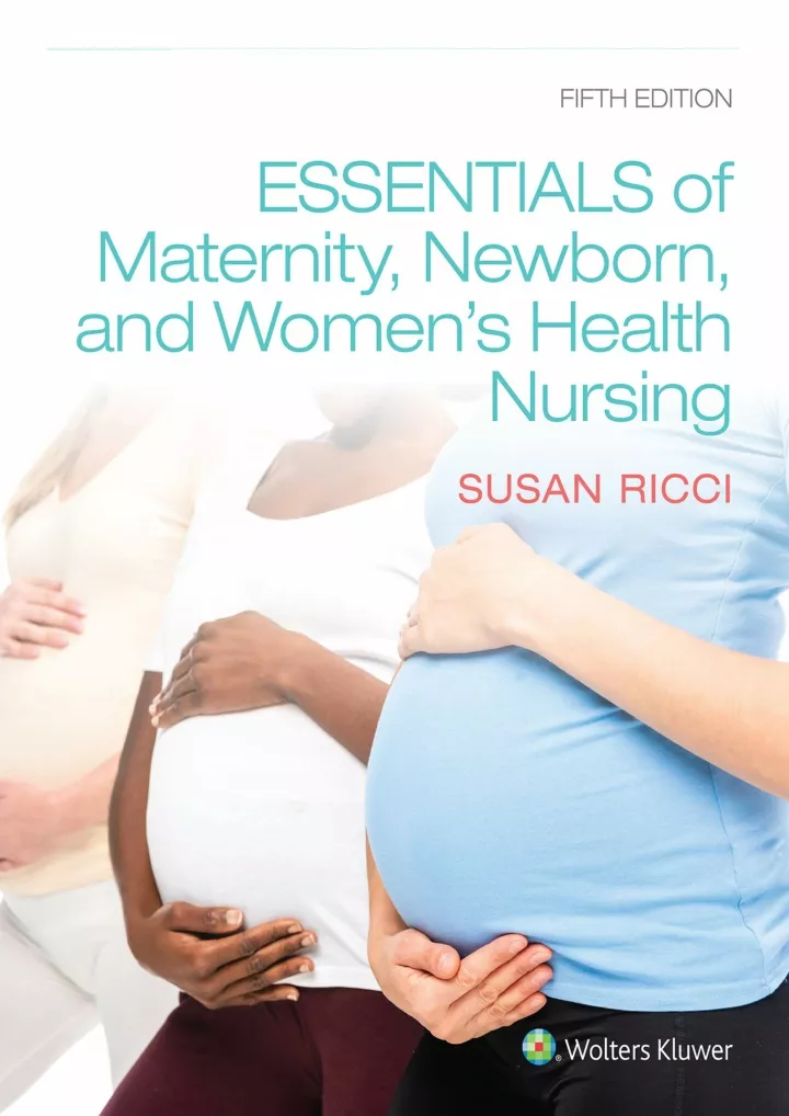 essentials of maternity newborn and women