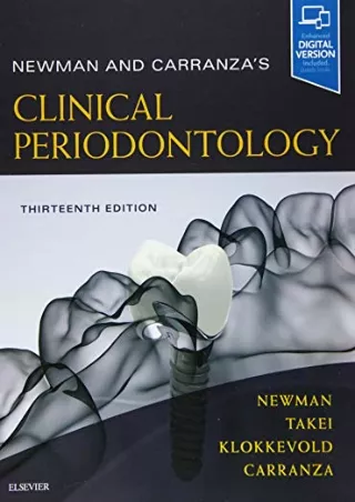 [PDF READ ONLINE] Newman and Carranza's Clinical Periodontology