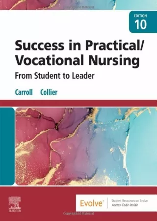 DOWNLOAD/PDF Success in Practical/Vocational Nursing