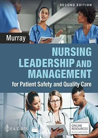 PDF_ Nursing Leadership and Management for Patient Safety and Quality Care