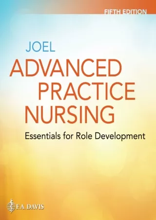 PDF/READ Advanced Practice Nursing: Essentials for Role Development, 5e