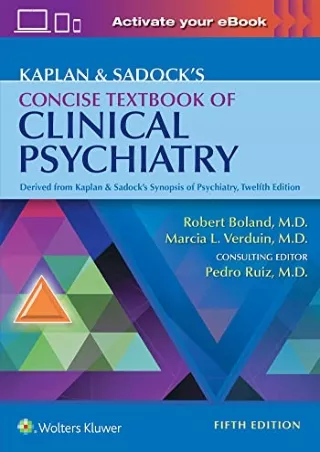 get [PDF] Download Kaplan & Sadock's Concise Textbook of Clinical Psychiatry
