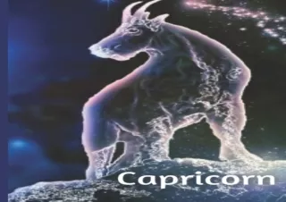 DOWNLOAD PDF Capricorn: Horoscope Journal - Zodiac Notebook - A Great Capricorn