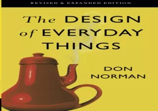 PDF The Design Of Everyday Things
