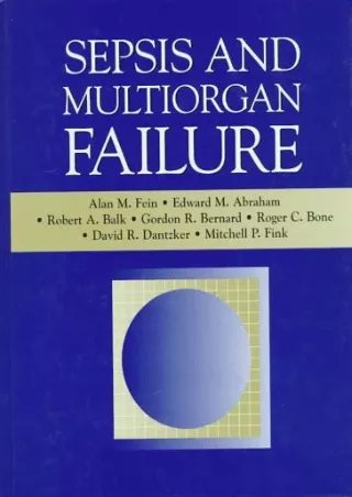 Read ebook [PDF] Sepsis and Multiorgan Failure