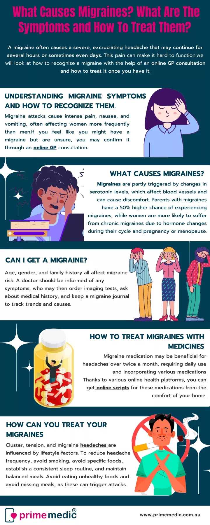 what causes migraines what are the symptoms