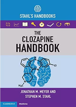 DOWNLOAD/PDF The Clozapine Handbook: Stahl's Handbooks (Stahl's Essential