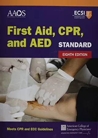 [PDF READ ONLINE] Standard First Aid, CPR, and AED