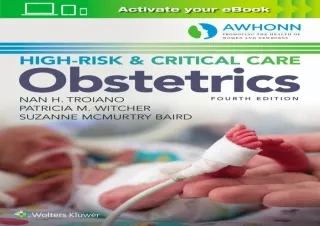 EBOOK READ AWHONN's High-Risk & Critical Care Obstetrics