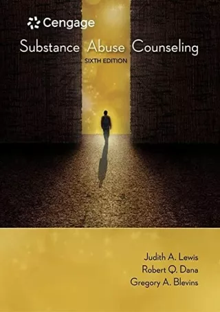 DOWNLOAD/PDF Substance Abuse Counseling