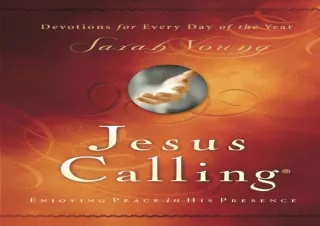 EPUB DOWNLOAD Jesus Calling, Padded Hardcover, with Scripture References: Enjoyi