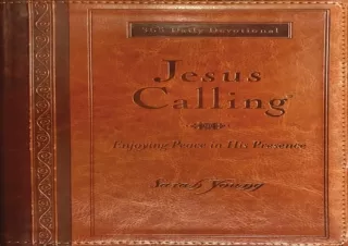 EBOOK READ Jesus Calling, Large Text Brown Leathersoft, with full Scriptures: En