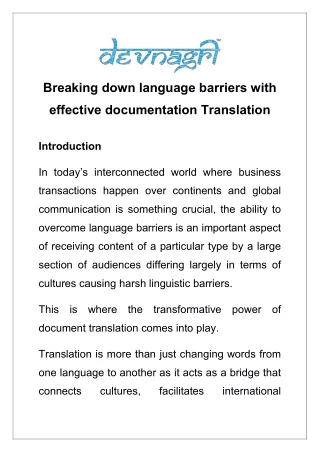 PPT - Breaking Language Barriers A Deep Dive into the Benefits of Translation API PowerPoint 