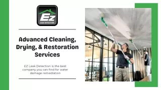 advanced cleaning drying restoration services