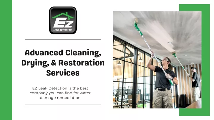 advanced cleaning drying restoration services