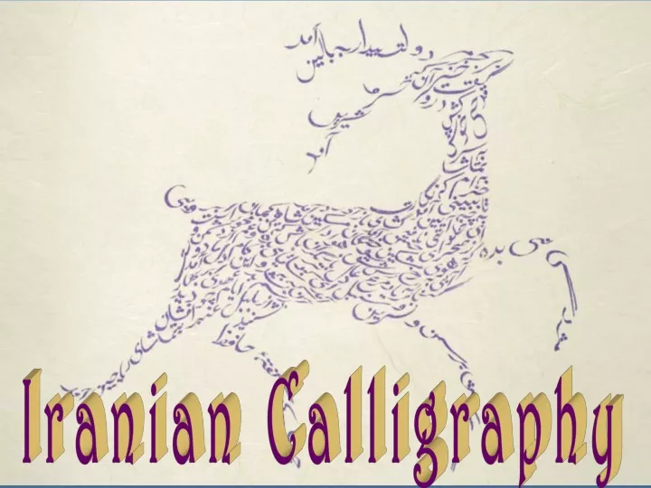 iranian calligraphy