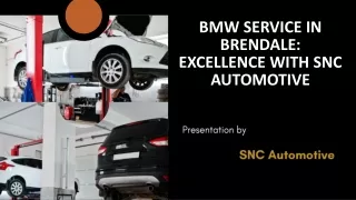 BMW Service in Brendale: Excellence with SNC Automotive