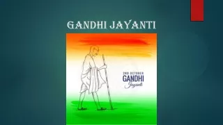 Gandhi jayanti