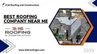 Top Rated Best Roofing Company Near Me!