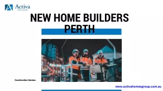 New Home Builders Perth-Activa Homes Group