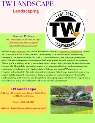 TW Landscape - Landscaping. PDF