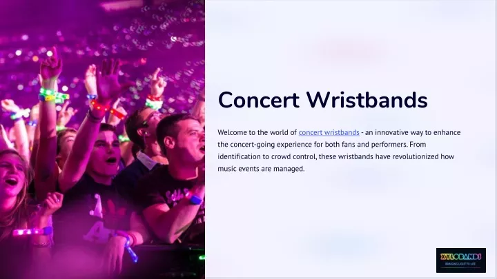 concert wristbands