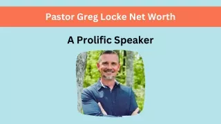 Pastor Greg Locke Net Worth - A Prolific Speaker