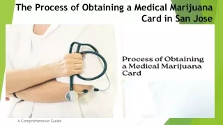 The Process of Obtaining a Medical Marijuana Card