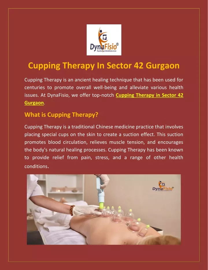 cupping therapy in sector 42 gurgaon