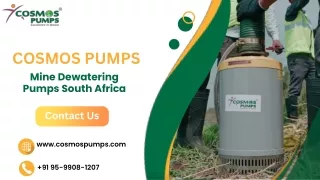 Mine Dewatering Pumps South Africa