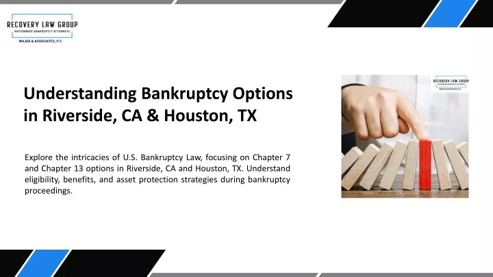 understanding bankruptcy options in riverside