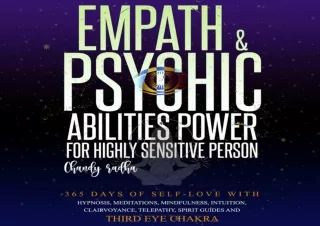 PDF DOWNLOAD Empath & Psychic Abilities Power for Highly Sensitive Person: Hypno