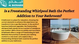 Is a Freestanding Whirlpool Bath the Perfect Addition to Your Bathroom