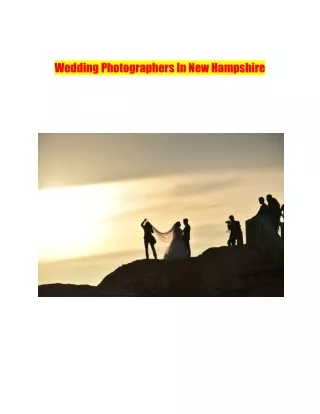 Wedding Photographers In New Hampshire