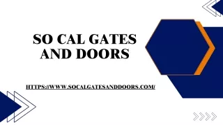 So Cal Gates and Doors