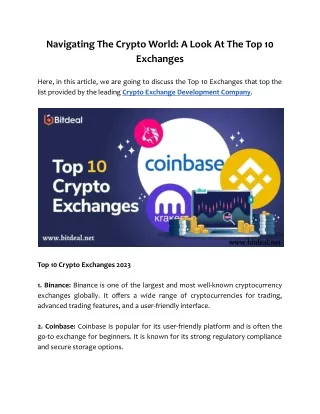 navigating the crypto world a look