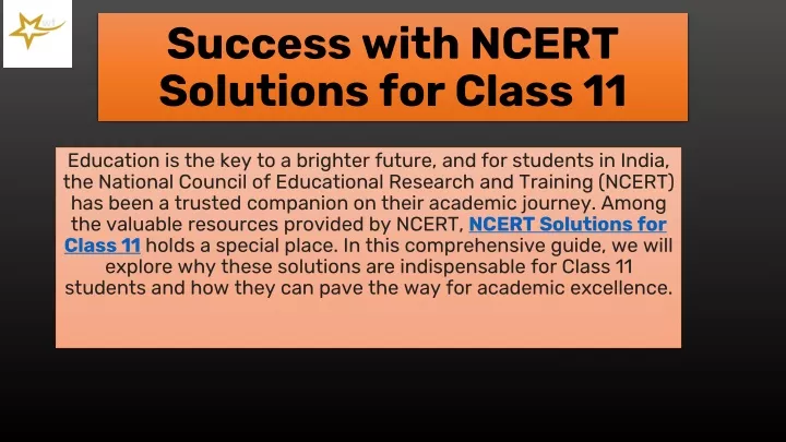 success with ncert solutions for class 11
